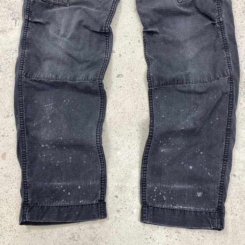 Pantalones cargo Carhartt negros vintage ropa de trabajo talla 28x34 - Imagen 3 de 10