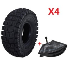 4PC 3.00-4 Tire Tube 10"X3" 260x85 3.00-4" ATV Pocket Scooter Go kart Mobility