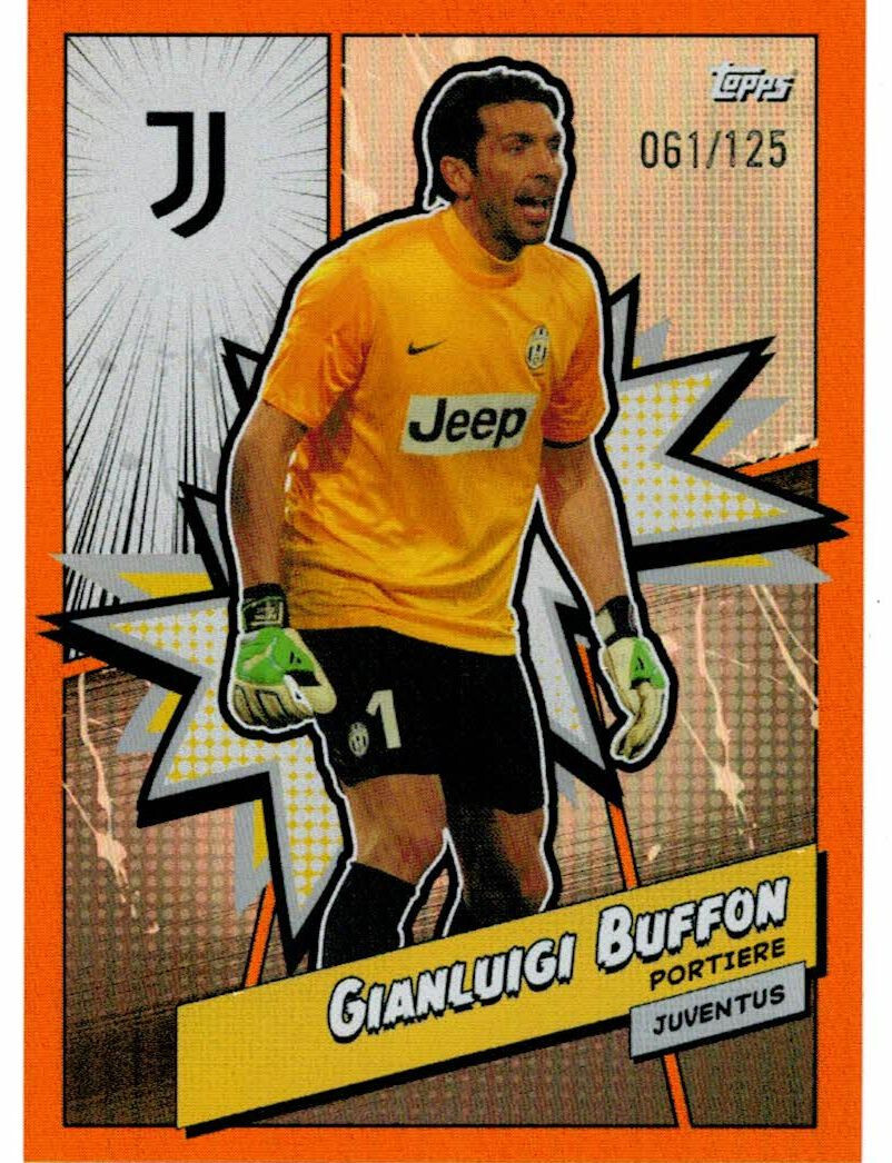 Topps Juventus Fan Set 2023-2024 Card Juvh-6 Buffon Parallel