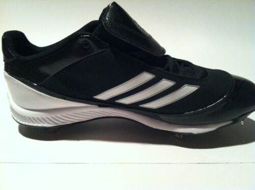 NEW Adidas Mens Excel 365 Low Metal Baseball Cleats Size 13 Black White G47408 - Picture 3 of 10