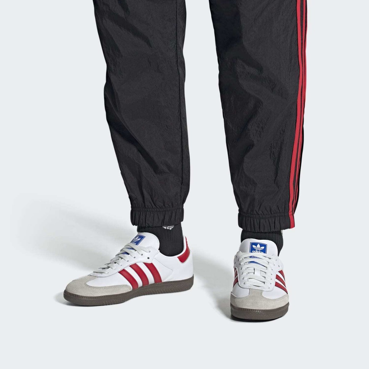 Adidas Originals Samba OG White Better Scarlet Red Classic