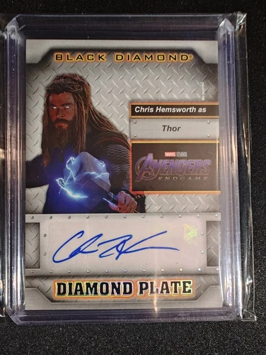 2021 Upper Deck Marvel Black Diamond Chris Hemsworth as Thor Diamond Plate