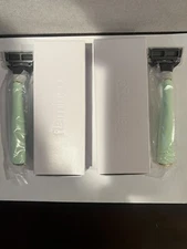 Harry's /flamingo 5-Blade Razor Shaver (2 Pack )Green  NEW Genuine German!