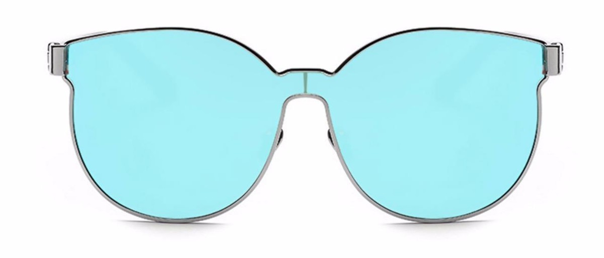 86036 C6 ROUND INTEGRAL FASHION SUNGLASSES METAL BLACK FRAME  display picture 1