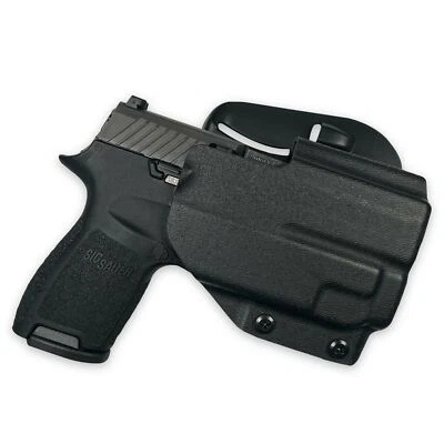 WHOLEGUNS OWB Paddle Holster Fits Sig P320 Compact with TLR-7A&7X (See Varients)