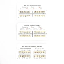 Dental Orthodontic MIM Monoblock Brackets Metal Mini Roth/MBT 0.022/0.018 Hook