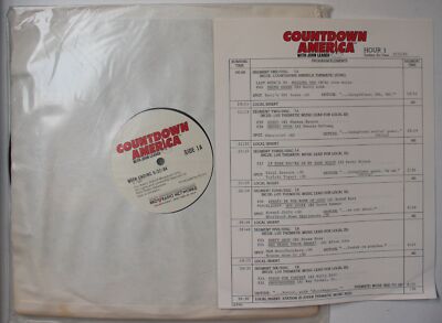 Countdown America 22.9.84 Rare 4LP Radio Show Donna Summer Elton John R. Stewart