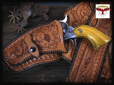 PIETTA FRONTIER, PISTOLERO, GREAT WESTERN II MT 1P AGED IVORY GRIPS GW 2 ~ QR