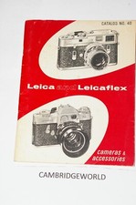 Leica Photographic Equipment Catalog No.40 printed 50 pages