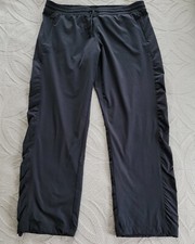 Kuhl Men's Soft Black Elastic Waist Drawstring Hiking Pants Size XL Short