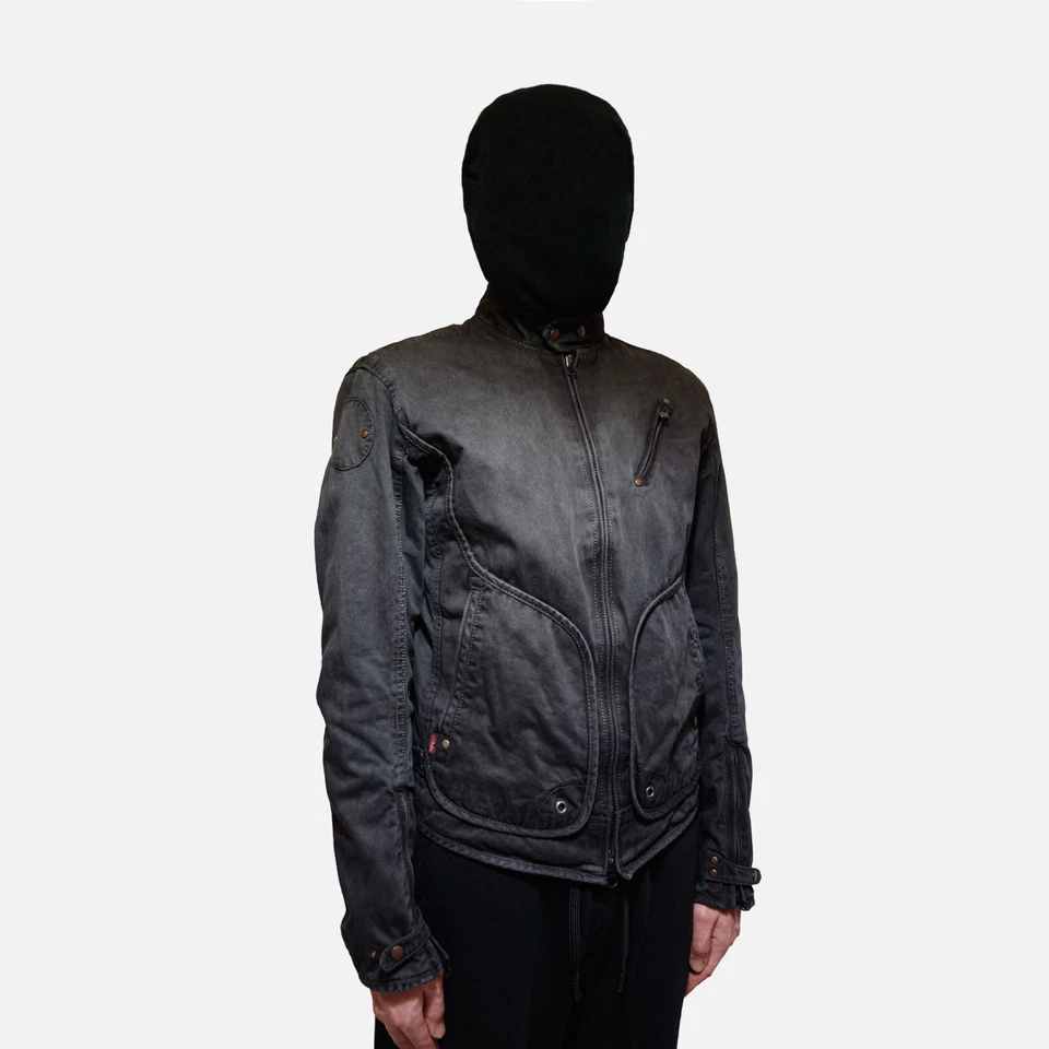 levi's trucker moto biker 72402-3119 M GREY ARCHIVE BBS DRKSHDW HAMCUS HELIOT - Image 2 of 4