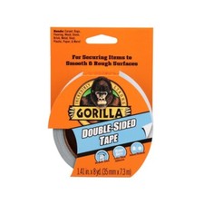 Gorilla 1.41" W X 8 yd L Gray Double-Sided Duct Tape
