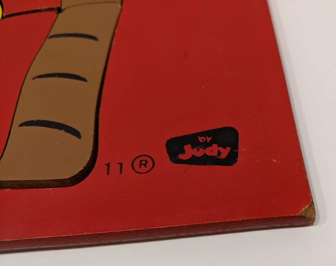 A-82)ベスト(9)JUDY コレクション Rare Judy Company Instructo Wooden Puzzle Vintage 1950's Giraffe