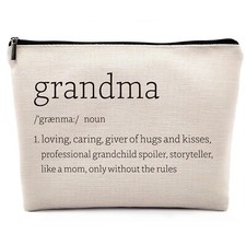 Mothers Day Gifts for Grandma Cosmetic Bag, Grandma Birthday Gifts from Grand...