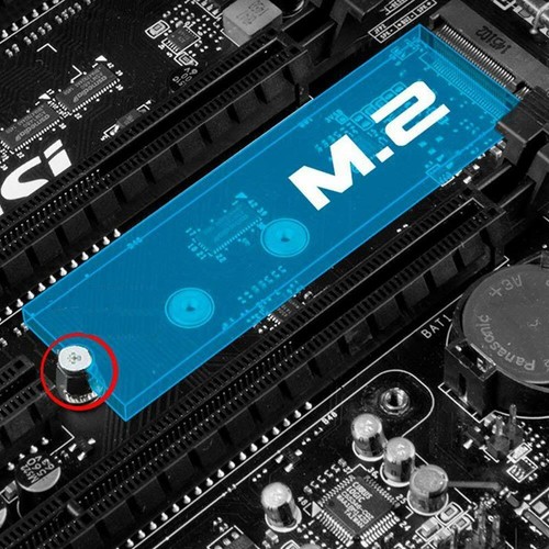 NVME SSD M.2 Metric Board Retaining Screws x 6 Motherboard M2 Screw - Picture 3 of 4