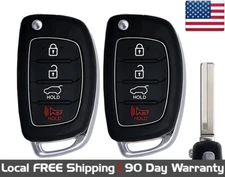 2x New Replacement Key Fob Remote For 2013-2016 Hyundai Santa Fe US & CA Market