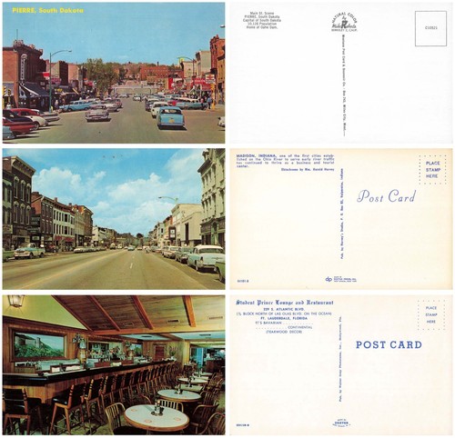 x61 Vintage Postcards Hotels Motels Beaches Travel Cities - Picture 4 of 22