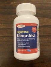 Maximum Strength Sleep-Aid Tablets, Diphenhydramine 25 mg, 600 Ct.