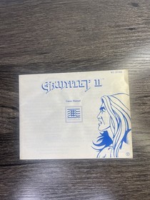 Gauntlet 2 1990 NES Nintendo Entertainment System Game + Dustcover+ Manual.