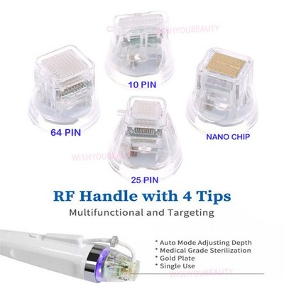 Micro-Needle Cartridge 10/25/64 Pins Nano Non-Insulated For Fractional Machine
