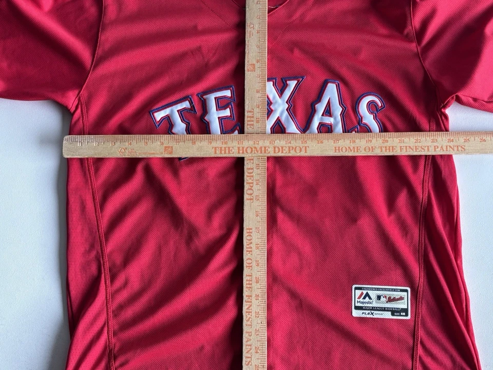 Majestic Texas Rangers Adrian Beltre Jersey #29 Hombre Talla XL 2023 Campeones Foto 3 de 4
