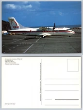 Aeroportul Annaba ATR42300 Aircraft Runway Postcard