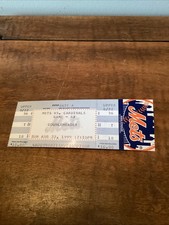 Mike Piazza Mark McGwire Homerun Ticket 8/22/1999 Mets Cardinals