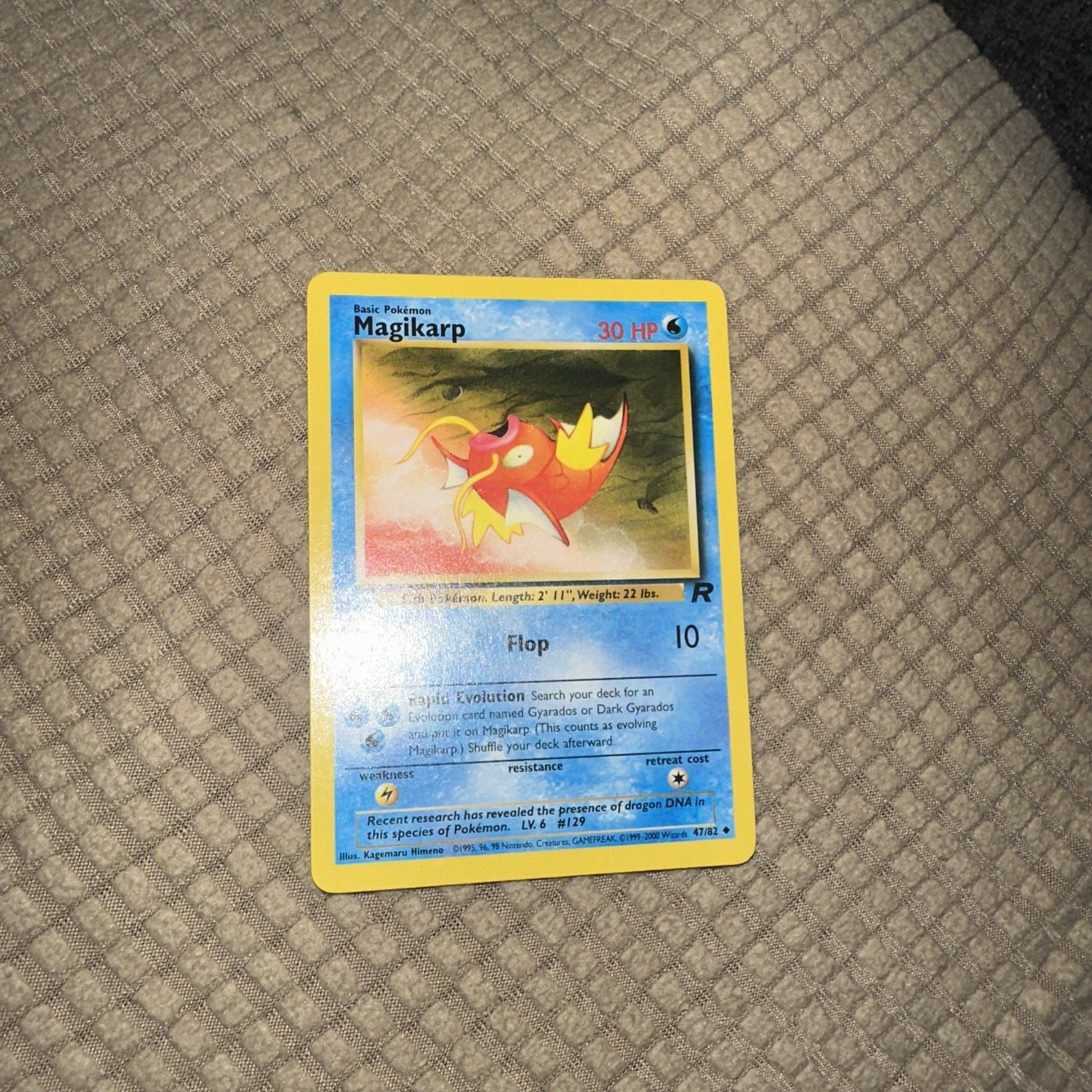 Magikarp 47/82 Team Rocket Regular NM 1st edition