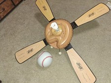 Hunter 44 Baseball Ceiling Fan W/ Light Rever...
