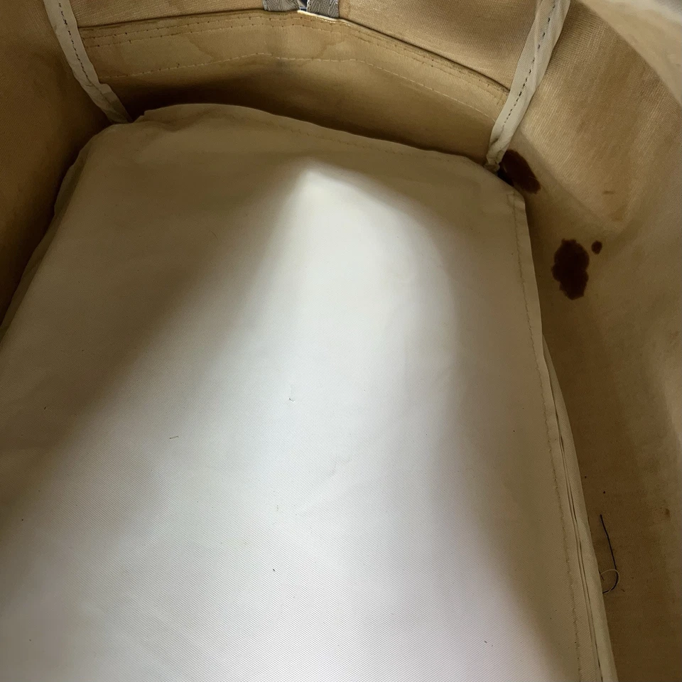 Bolso de Mano de Gimnasio Nike de Colección Años 70 80 Bolso de Lona de Viaje Azul Marino Logo Swoosh Foto 4 de 4