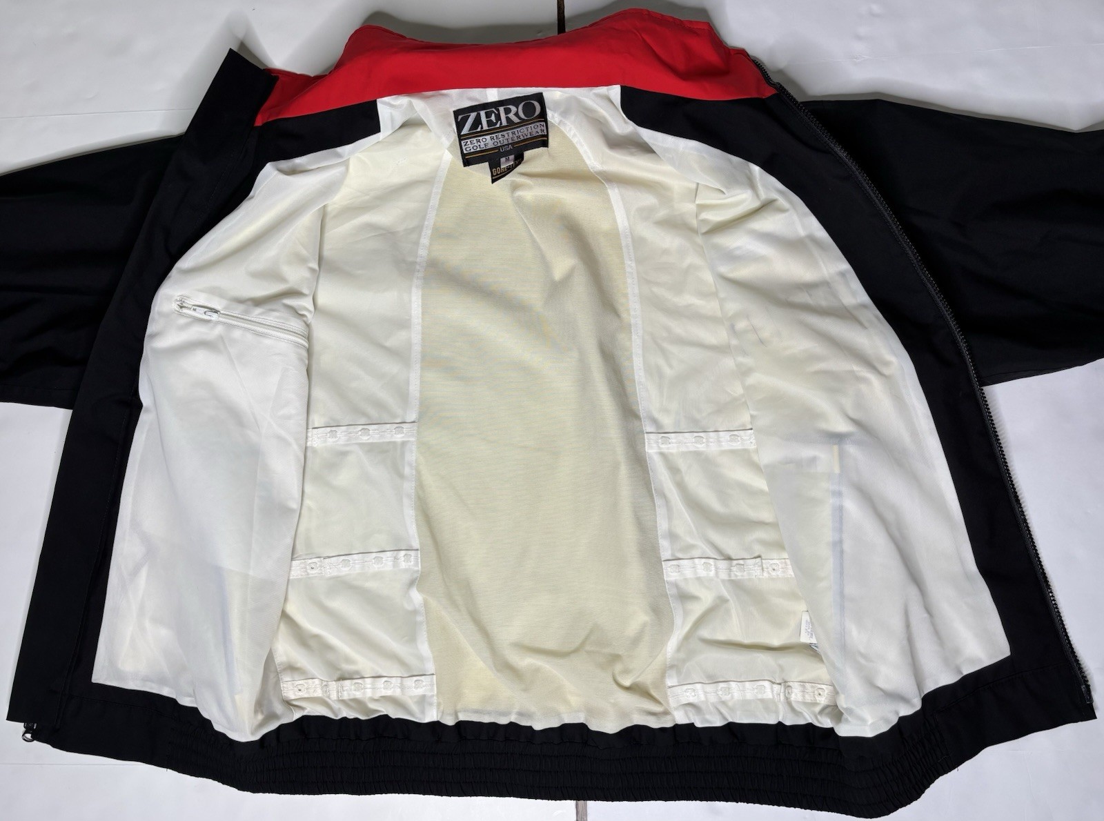 Vtg Zero Restriction Gortex Jacket Full Zip Golf … - image 9