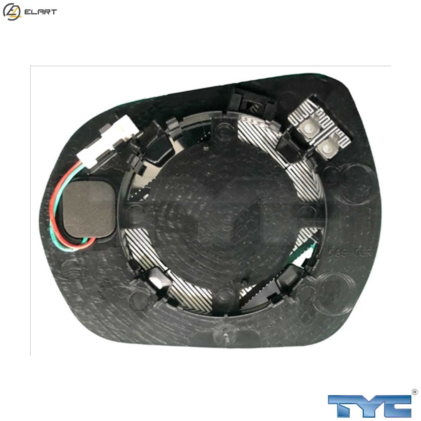 MIRROR GLASS EXTERIOR MIRROR 310-0264-1 FOR FORD FIESTA/VII/Van B7JC/SFJP 1.0L