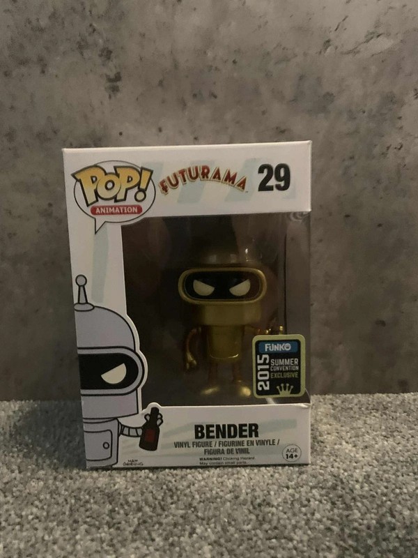 funko pop bender 29 gold