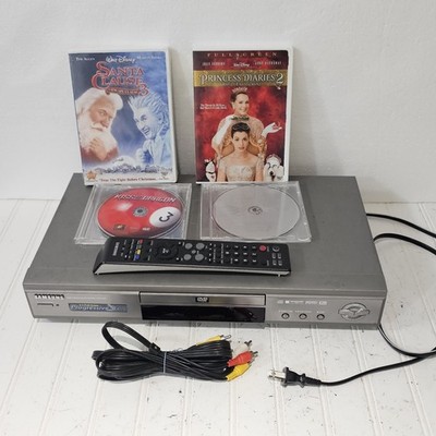 Bundle 4 Dvds+ Samsung Progressive Scan DVD Video CD CD Player *Tested Working*