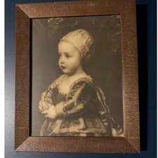 Baby Stuart Vintage Framed Print Anthony Van Dyck 10.5"x 8 1/2" Picture