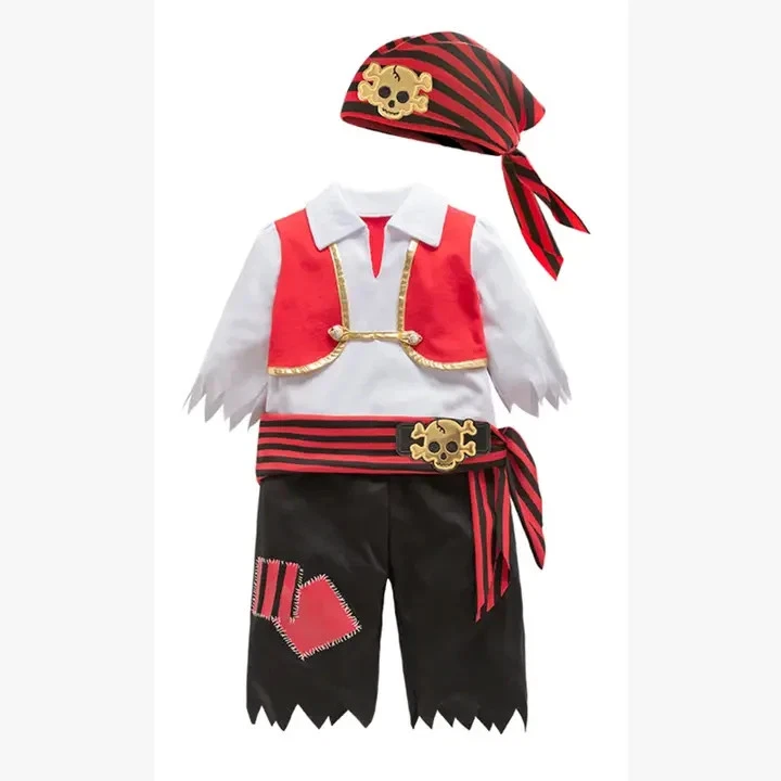 Disfraz de pirata de 4 piezas para niño pequeño Foto 2 de 4