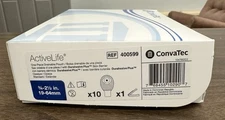 Box of 10 — Cut-to-fit Durahesive Plus Skin Barrier 400599 Active Life ConvaTec