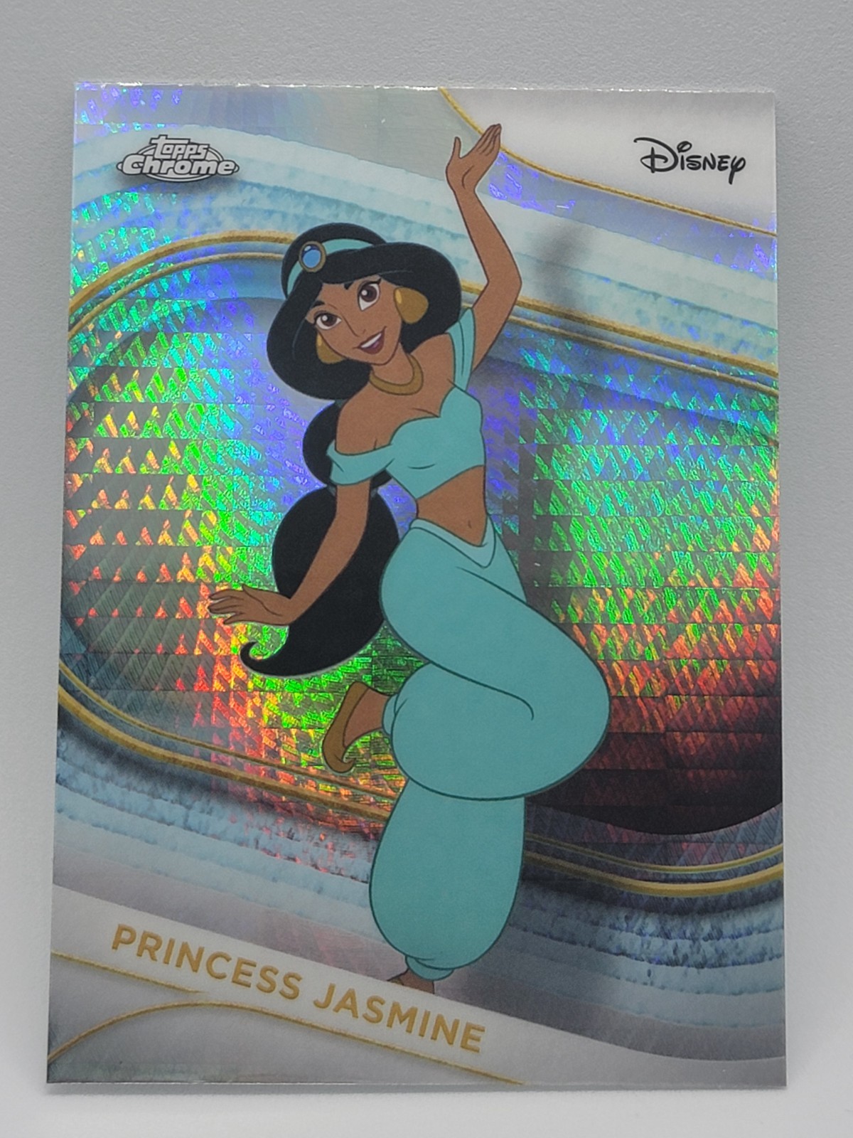 2025 Topps Chrome Disney PRINCESS JASMINE #185 Aladdin Prism Refractor 0^X