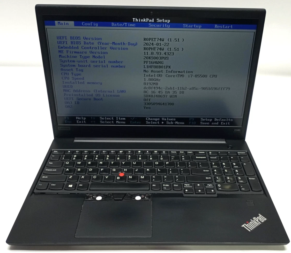 Lenovo Intel Core i7 8th Gen. 8 GB RAM PC Laptops & Netbooks for