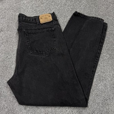 Vintage GAP Jeans Men 36 30 Black Pants Heavy Relaxed Leg Baggy Easy Fit 90s USA