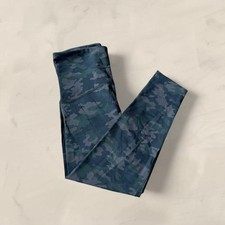 SPANX black green camo leggings look at me now size medium