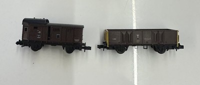2 Arnold Germany Waggons ohne Karton