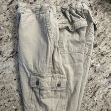 Arizona boys Khaki cargo shorts 18H with adjustable waist cargo outdoor