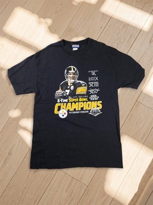 T-Shirt Vintage Y2K NFL Pittsburgh Steelers - 6-mal Super Bowl Champions