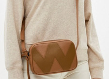 Borsa a tracolla per fotocamera Weekend Max Mara - 100% pelle - marrone
