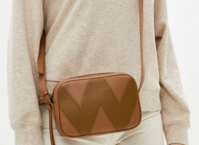 Weekend Max Mara Crossbody Camera Bag - 100% Leather - Brown