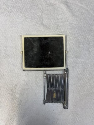 Vintage Extendable Magnifying Makeup Mirror Wall Arm Shaving Swivel Square