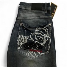 Southpole Relax Fit Size 32 Y2K Denim Jeans Hip Hop Streetwear