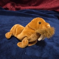Ty Original Beanie Baby - Paul - the Walrus - With tags in Protector 