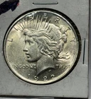 1922 United States Liberty Peace Silver Dollar -  90% Silver -  $1 Dollar Coin